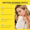 -Пластыри от укачивания для морских путешествий, поездок и путешествий. Мягкие ингредиенты для ежедневных портативных патчей для ухода за ушами.