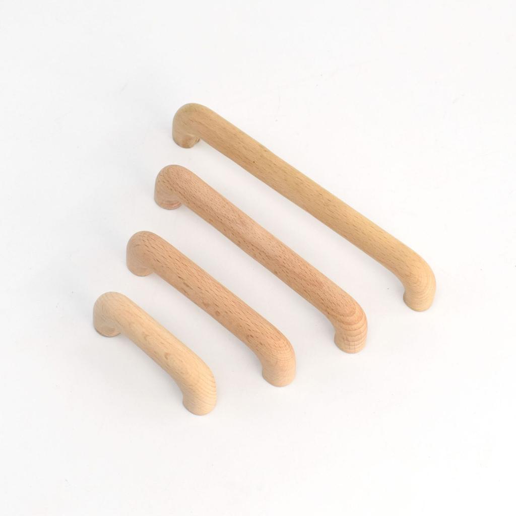 Ручка для кухонного шкафа, ящик, мебель из цельного дерева, деревянные дверные ручки, ручки для ящиков, ручки для шкафов для мебели