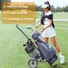 Golf Push Cart Storage Bag Golf Cart Backside Extension Bag Portable Push Pull Cart Organizer Grocery Shopping Mesh Bag