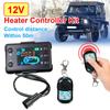 12V Car Air Parking Heater LCD Monitor Switch+Manual Buttons Remote Controller For Truck Air Diesel Heater Accessories Kit