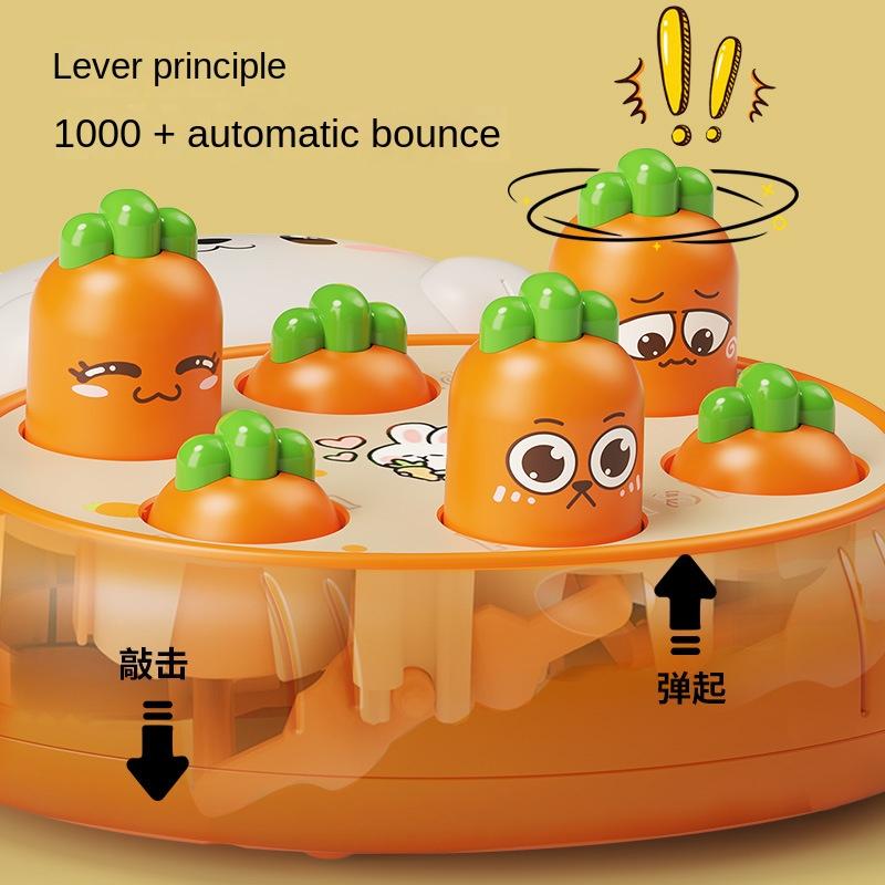 Whac-A-Mole Knocting Детские игрушки Монтессори Развивающие инструменты для малышей Дети Прекрасный подарок на день рождения Родительская доска для детей Игра с молотком