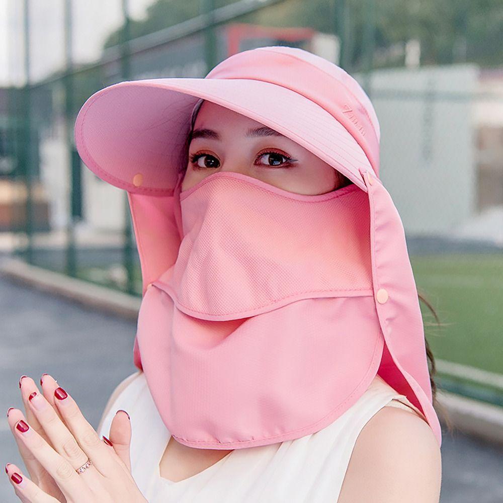 Anti-uv Tea Picking Cap UV Protection Shade Hat Breathable Beach Cap Summer