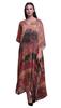 Elephant Jungle Long Caftan Maxi Dress Beach Swimwear Cover Up Womens
