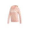 Letter Print Hooded Casual Long Sleeve Sweatshirt Women Sweatshirt Pink EI6246
