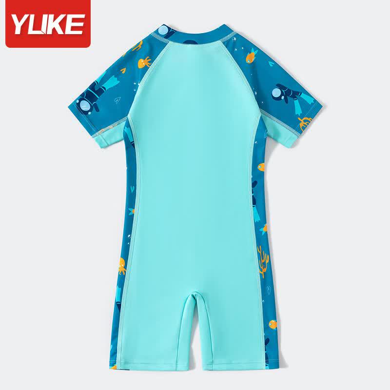 Детский цельный быстросохнущий тренировочный купальник Yuke