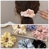Sweet and Soft Pearl Large Intestine Hair Band for Women Japanese-style Satin  Versatile High Ponytail Headwear  Hair Accessory  Hair Tie Hair Tie