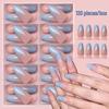 120 Съемные накладные ногти градиентного цвета - Готовые, Носимые, Типсы для накладных ногтей