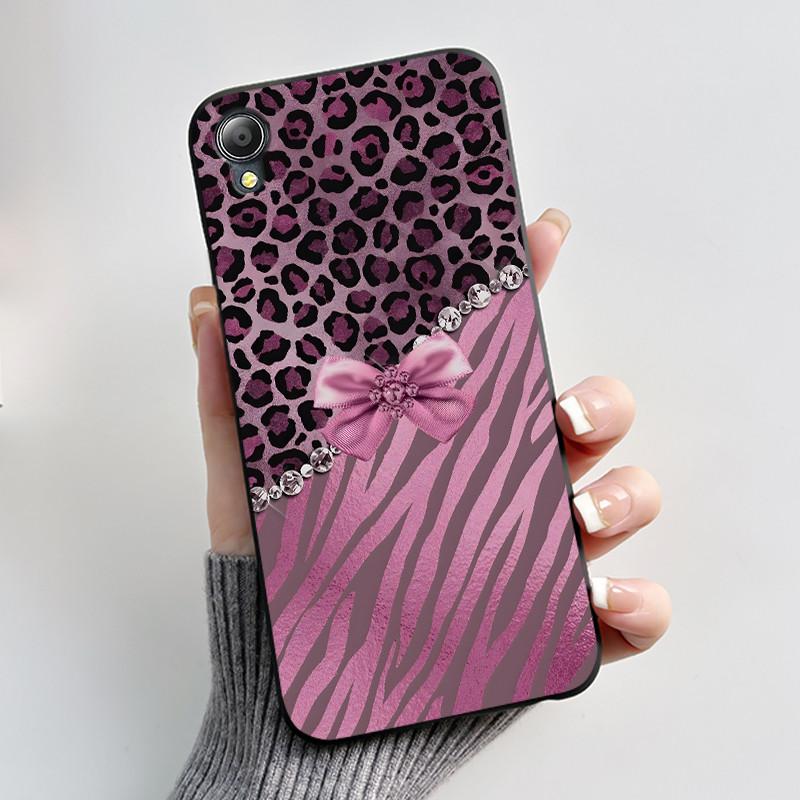 For Asus Zenfone Live (L1) ZA550KL Case Soft Silicone Black Shell Cover Funda Cute Flower Cartoon Printing Phone Casing Capa