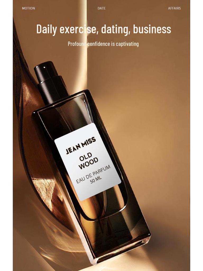 Deep Ebony Oud Men's Eau De Cologne 50ml - High-End Southeast Asian Fragrance.