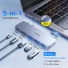 Baseus Двойной USB-C Хаб к HDMI-совместимому 4K 30 Гц Для Thunderbolt 3/4 40 Гбит/с USB 3.0 Type C ХАБ SD TF Для MacBook Pro Air USB Хаб