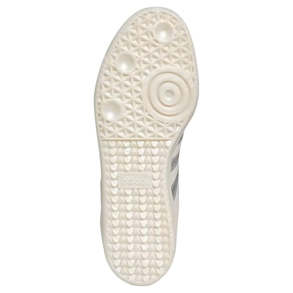Adidas Кроссовки Samba для женщин на День святого Валентина Белые Меловой-Белый Серебристо-Металлик HP3658