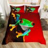 Tree Frog Frog Animal Quilt Cover Bedding Three-Piece Quilt Cover Independent Station