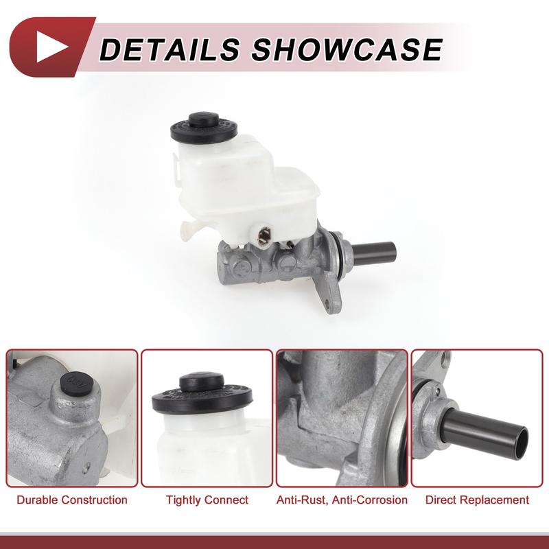 UXCELL Brake Master Cylinder With Reservoir No.M630562 for Lexus NX200t L4 2.0L
