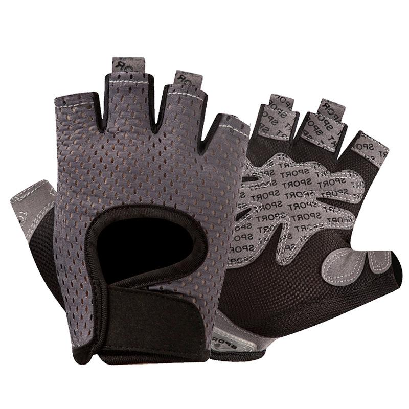 Женские фитнес-перчатки для велоспорта, тренировок, с полупальцами, для спиннинга, дышащие, нескользящие, износостойкие, тонкие, спортивные перчатки для йоги
