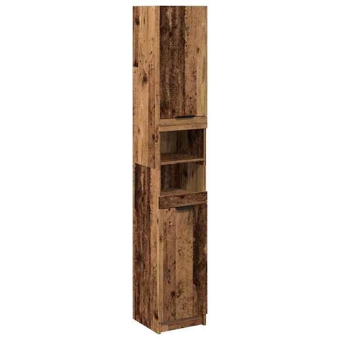 VidaXL Bathroom Cabinet Old Wood Engineered Wood, Bathroom Storage Cabinet, Bathroom Cupboard of 856943