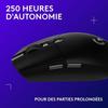 Souris Gamer - Sans Fil - Logitech G - G305 Lightspeed - Noir