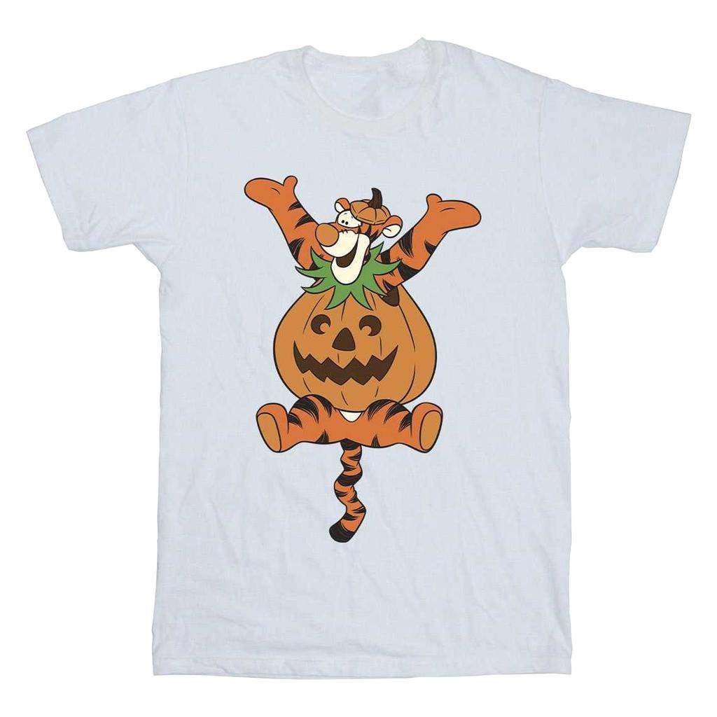 Winnie the Pooh Girls Tigger Pumpkin Cotton T-Shirt