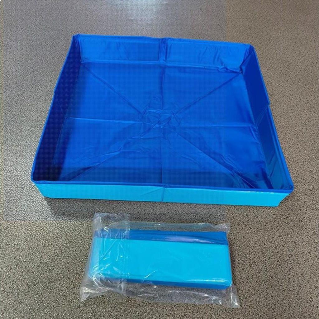 50*50cm PVC Folding Pet Swimming Pool Portable Yard Bathing Tub For Cat And Dog Swimming Pool Non Inflatable Dog Play Pool