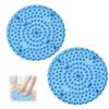 MHSKNHW Foot Pressure Point Circular Acupressure Foot For Foot Pressure Plantar Acupressure Board Fatigue Health Suitable for Slow Set of 2 Mat,