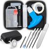 Carving Chisel Set for Gunpla Plastic Includes Scribing and Glass Includes a Parts Opener and Storage Bag 12-Piece All-in-One Models, 0.1mm + 0.15mm +