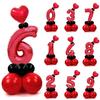 32inch Number 0-9 Foil Balloon Column Set Kids 1st Birthday Balloons Baby Shower Celebrate Party Supplies