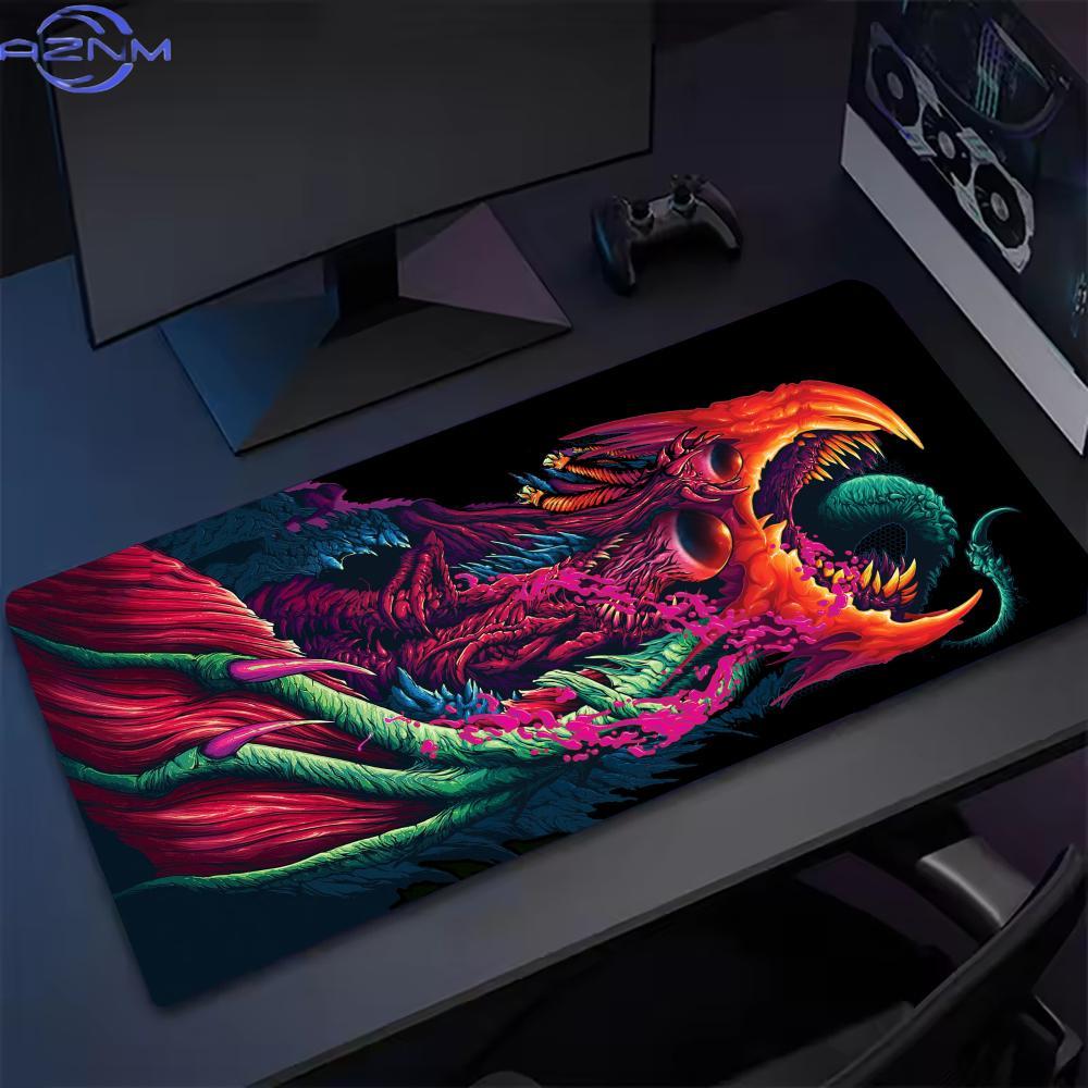 Anime Monster Mouse Pad Large Laptop Monitor Mousepad Phone Xxl Gaming Rubber Tablet Lock Desk Mat Computer Gamers Work Office
