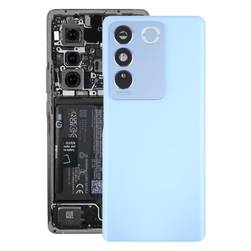 Задняя крышка аккумулятора с крышкой объектива камеры для vivo V27/V27 Pro