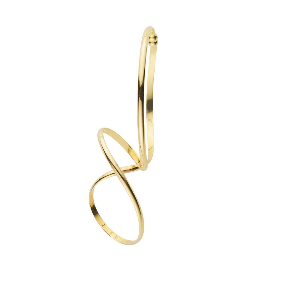 Kuma K10 Yellow Gold Ear Cuff KMJE0123H Yellow Gold [Official] [Vendome Aoyama] [Kengo + MA,YU] [Kengo Kuma]