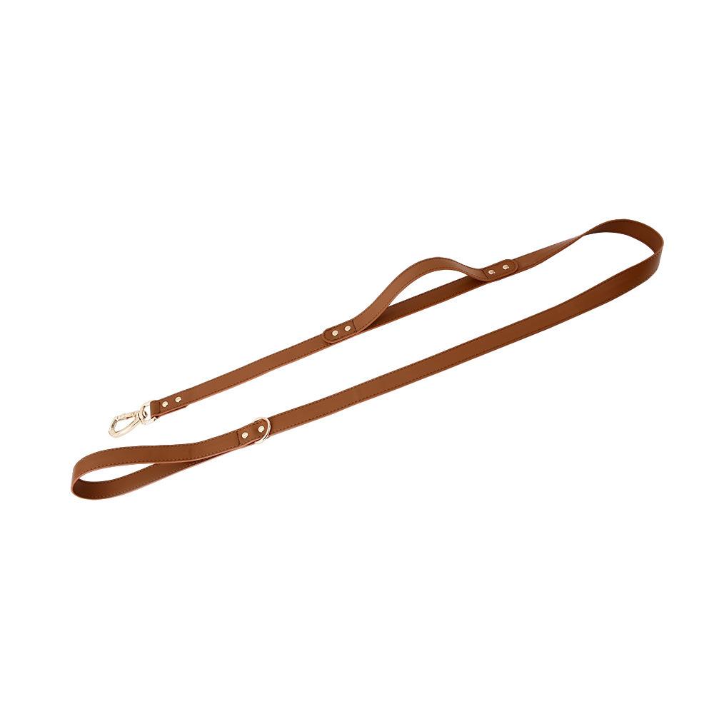 Loudik Водонепроницаемая кожаная шлейка для груди собаки, набор поводков для питомца, универсальные товары для домашних животных для маленьких и средних собак