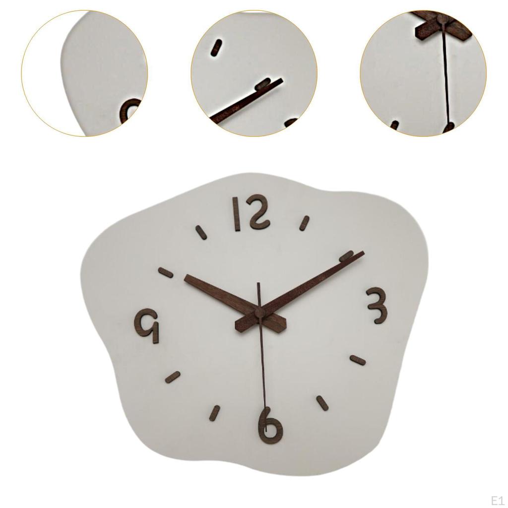 Indoor Wall Clock Home Decor Easy To Use Wear-Resistant Sturdy Silent Hanging Creative