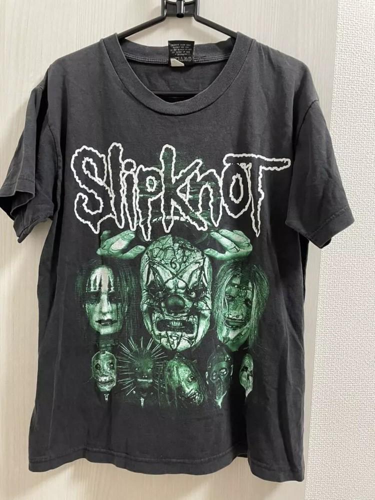 Футболка группы Slipknot Черная с коротким рукавом Подарок Фанату Унисекс Футболка Репринт S5XL Унисекс Футболка