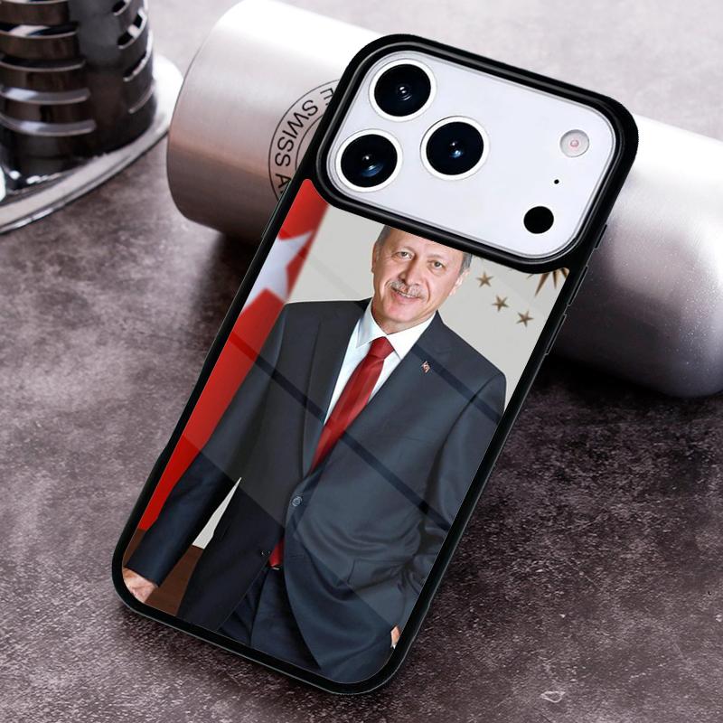 President Turkey Recep Tayyip Erdogan soft Phone Case for iPhone 17 16 15 Pro Max Air 14 13 12 11 Plus Shockproof Capa Cover