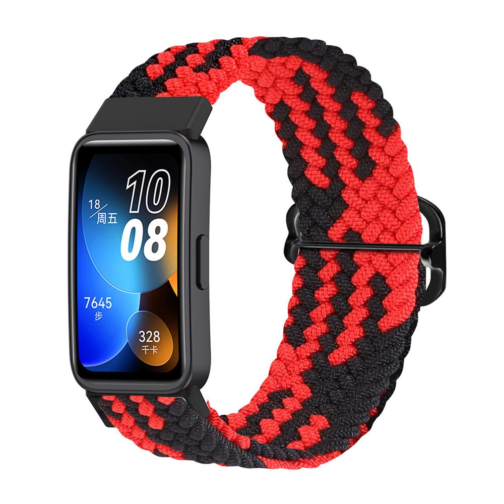 Braided for Huawei Band 8 Strap Adjustable Belt Smartwatch Accessories Wristband Elastic Nylon Bracelet For Huawei Band8 Band