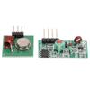 433 МГц передатчик-приемник комплект DC5V PCB высокочастотный радиочастотный модуль для противоугонных продуктов удаленный