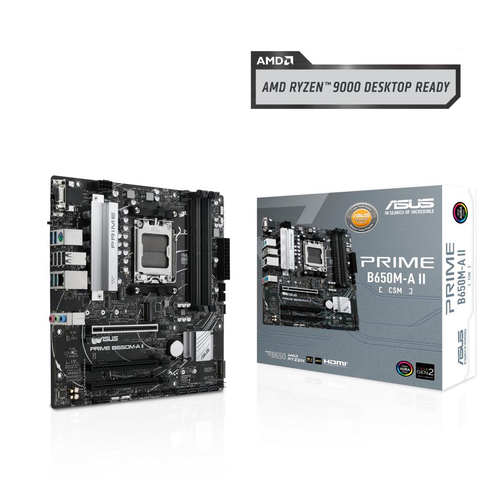 ASUS AMD B650 Equipped Socket AM5 Compatible Domestic Authorized Distributor Product Micro-ATX motherboard/PRIME B650M-A II-CSM