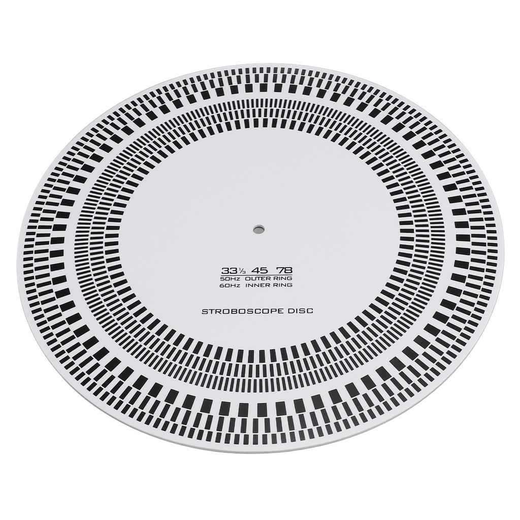 Record Player Speed Disk 297mm Diameter 3mm Thickness Adjustable Turntables Calibration Disc