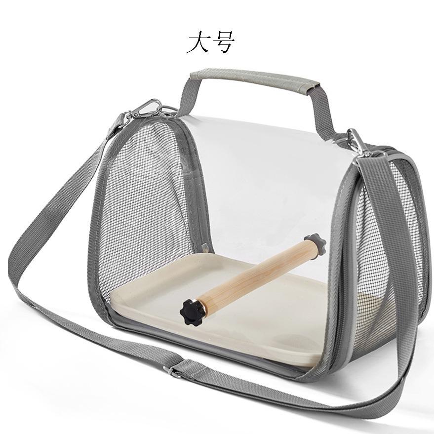 Portable Parrot Carrier Bag Breathable Travel Cage for Sun Conure Cockatiel Pigeon Small Birds124