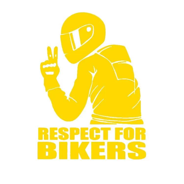 1Pc Respect Biker Sticker For On Car Motorcycle Vinyl 3D Decals Motorcycle Vinyl 3D Decals And Decals Premium Durable