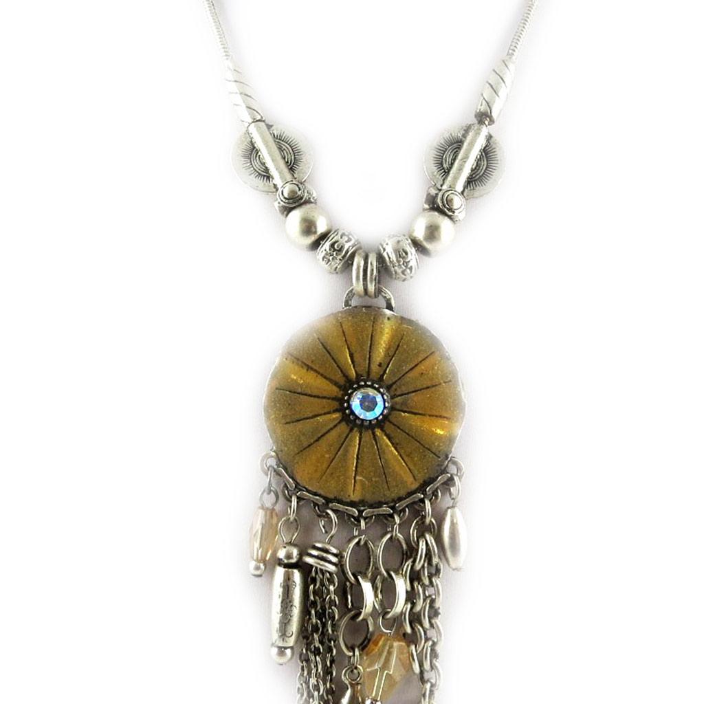 Les Trésors De Lily [E1372] - Дизайнерское колье «Воспоминания о прошлом» Янтарь