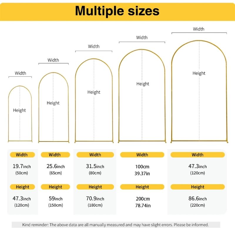 Золотая железная свадебная арка для декора разных размеров, простая сборка, структура для фона вечеринки