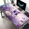 Butterfly Garden Xl Gaming Mouse Pad Nonslip Rubber Base Stitched Edge Waterproof Desk Mat For Pc Laptop Gamer Office Computer Accessories C927141