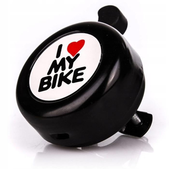 DING DONG BICYCLE BELL I <3 MY BIKE BLACK