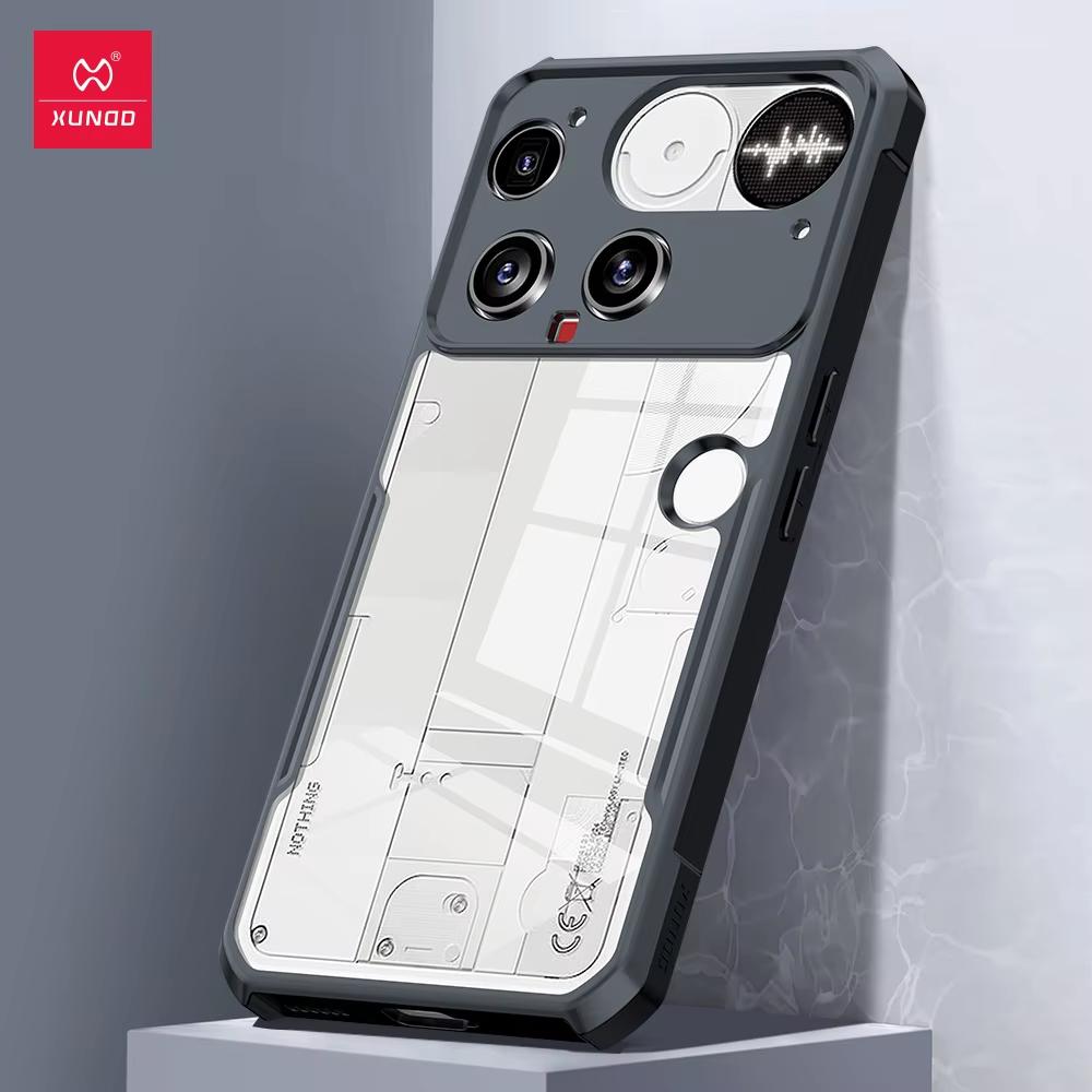 Для чехла Nothing Phone 3 Чехол XUNDD Противоударный бампер Защитная оболочка Прозрачная крышка для телефона Для Nothing Phone 3