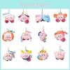 Adorable Zodiac Plush Keychain Featuring Cute Kirby Characters In Soft Pp Cotton