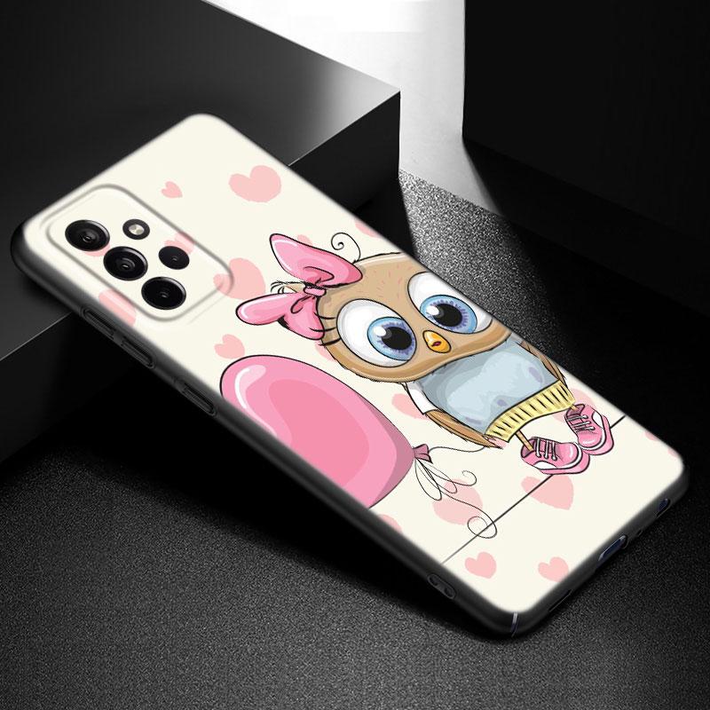 Прекрасный чехол для телефона с рисунком совы для Samsung Galaxy A21 A30 A50 A52 S A13 A22 A32 A33 A53 A73 5G A11 A12 A31 A51 A70 A71 A72