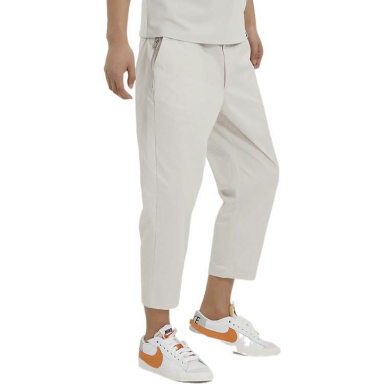 Nike Slim Fit Straight Leg Woven Casual Pants Men Bottoms White DD7033-104