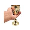 Premium Goblet Solid Brass Royal Wine Cup Handmade Vintage Medieval Décor Gothic