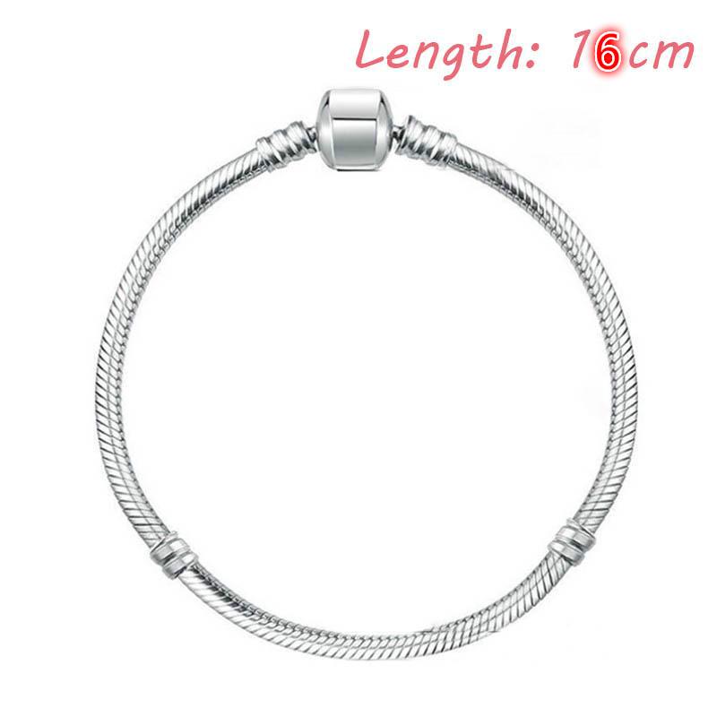 Charm Bracelet Snake Chain Fit Basic Bracelets for Fashion Women Beads DIY Jewelry Accessories Gifts