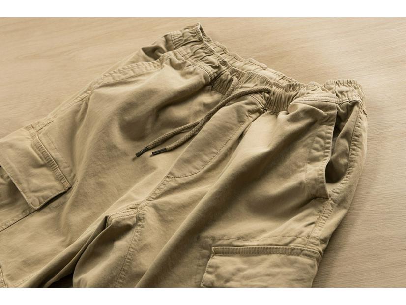 Men's Durable Work Pants, Loose Fit, Welding & Auto Repair, Large Pockets, Spring/Summer