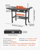 Outdoor Grill Cart, 787 x 432mm Tabletop Size Grilling Table, Foldable Outdoor Cooking Table with Tissue Holder, Hooks, Wheels, Side Table, BBQ Prep